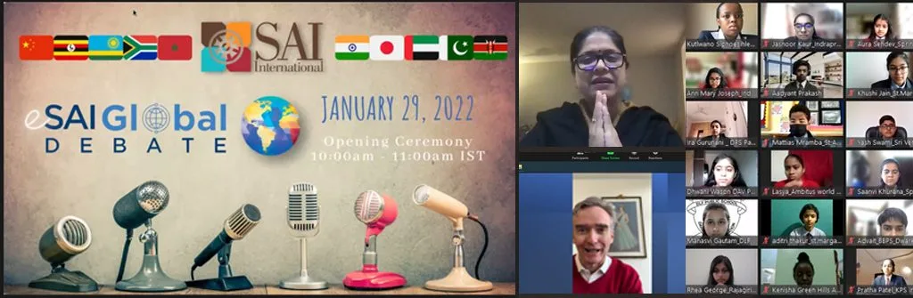 SAI International Hosted SAI Global Debate Competition with 49 Schools and 10 countries