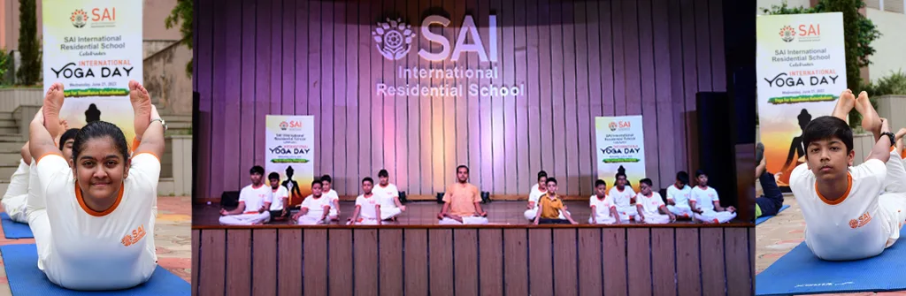 Embracing the Serenity Within: SAI International Residential School Celebrates International Yoga Day