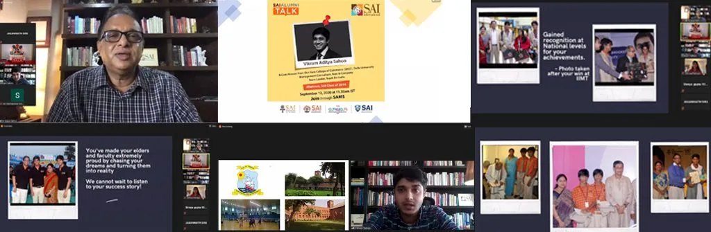 SAI Alumni Talk with Vikram Aditya Sahoo