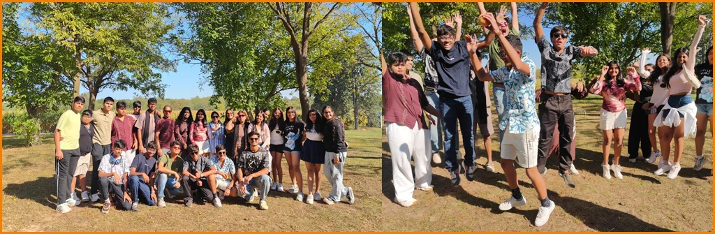 Students of SAI International Explore Grand Valley University and Apple Orchards