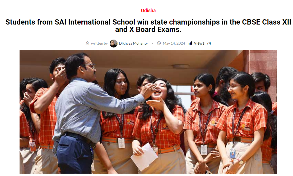 Interview Times || Students from SAI International School win state ch...