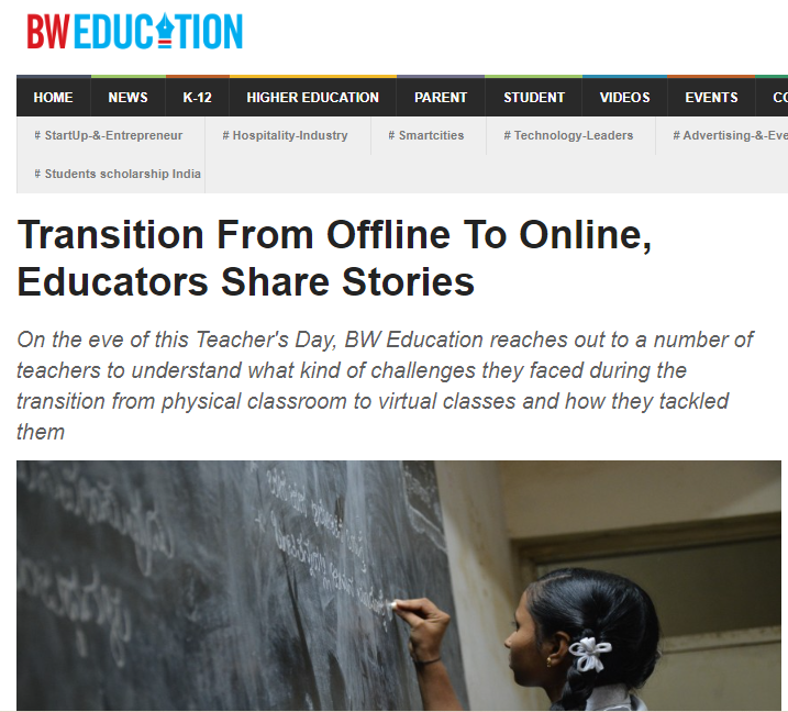 Transition From Offline To Online, Educators Share Stories || BW Educa...
