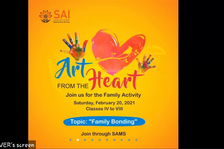SAI celebrates a family event “Art from the Heart”