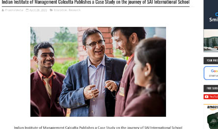  Indian Institute of Management Calcutta Publishes a Case Study on the...