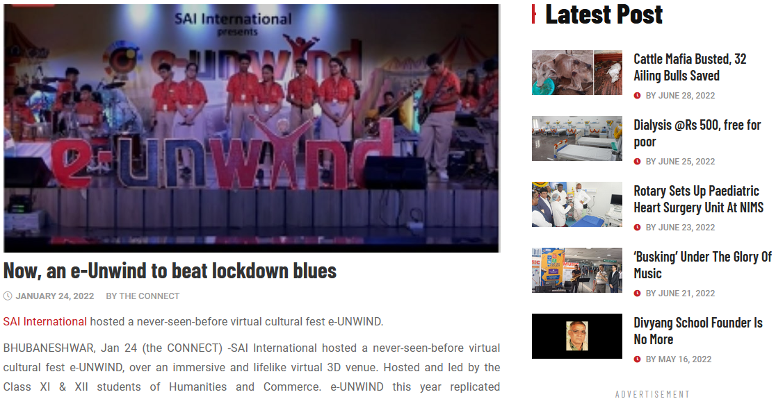 Now, an e-Unwind to beat lockdown blues || The City News Connect