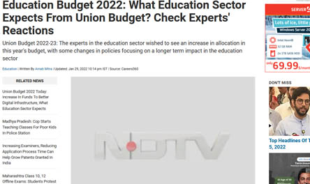 Education Budget 2022: What Education Sector Expects From Union Budget...